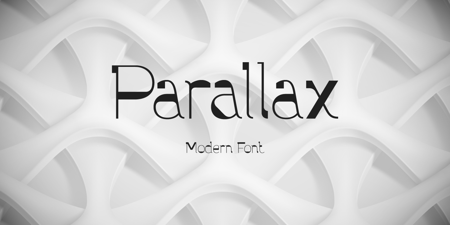 Font Parallax